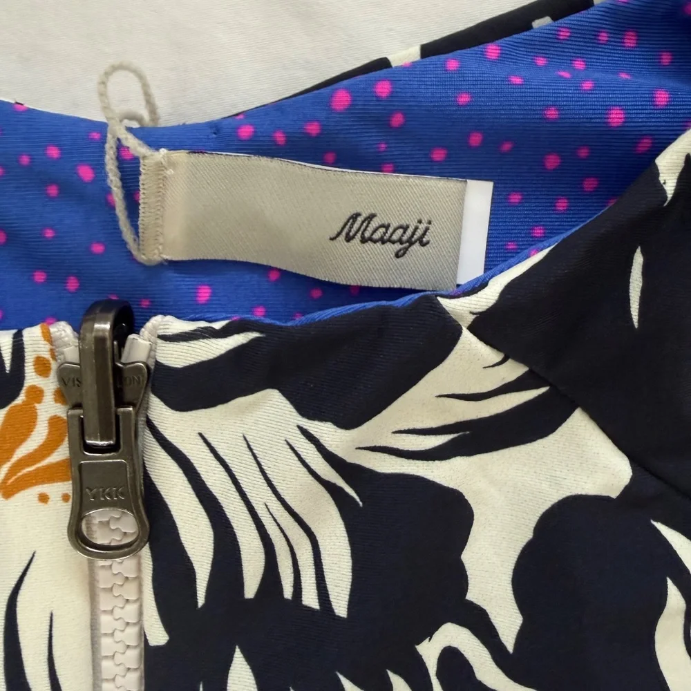 NWT MAAJI Swim Long Sleeve Floral One Piece - Womens S/M - Picture 6 of 7